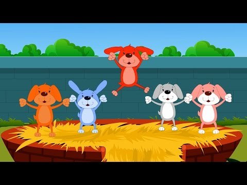 Пять маленьких щенков