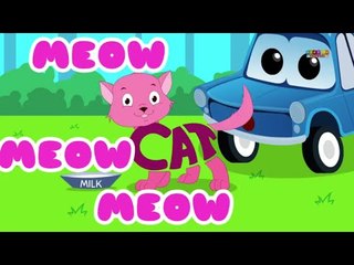 Animals Sound Song | Car Rhyme for Kids & Toddlers | Video for Children