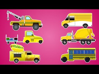 Yellow Vehicles | learn Color | Learn Vehicles