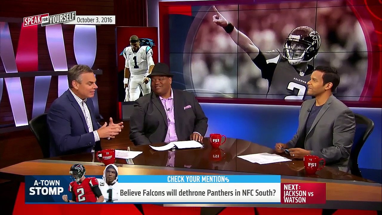 Atlanta Falcons will dethrone Panthers in NFC South - 'Speak For Yourself'