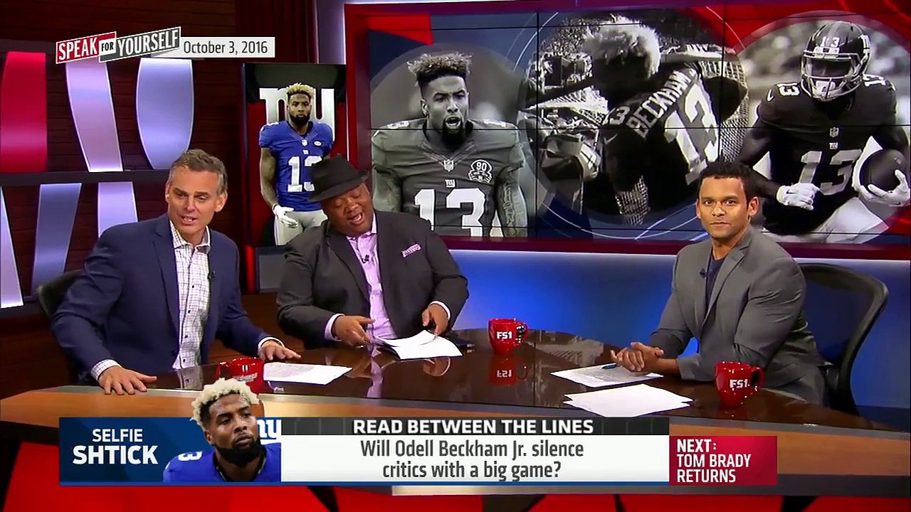 Odell Beckham won't silence critics on Monday Night Football - 'Speak For Yourself'