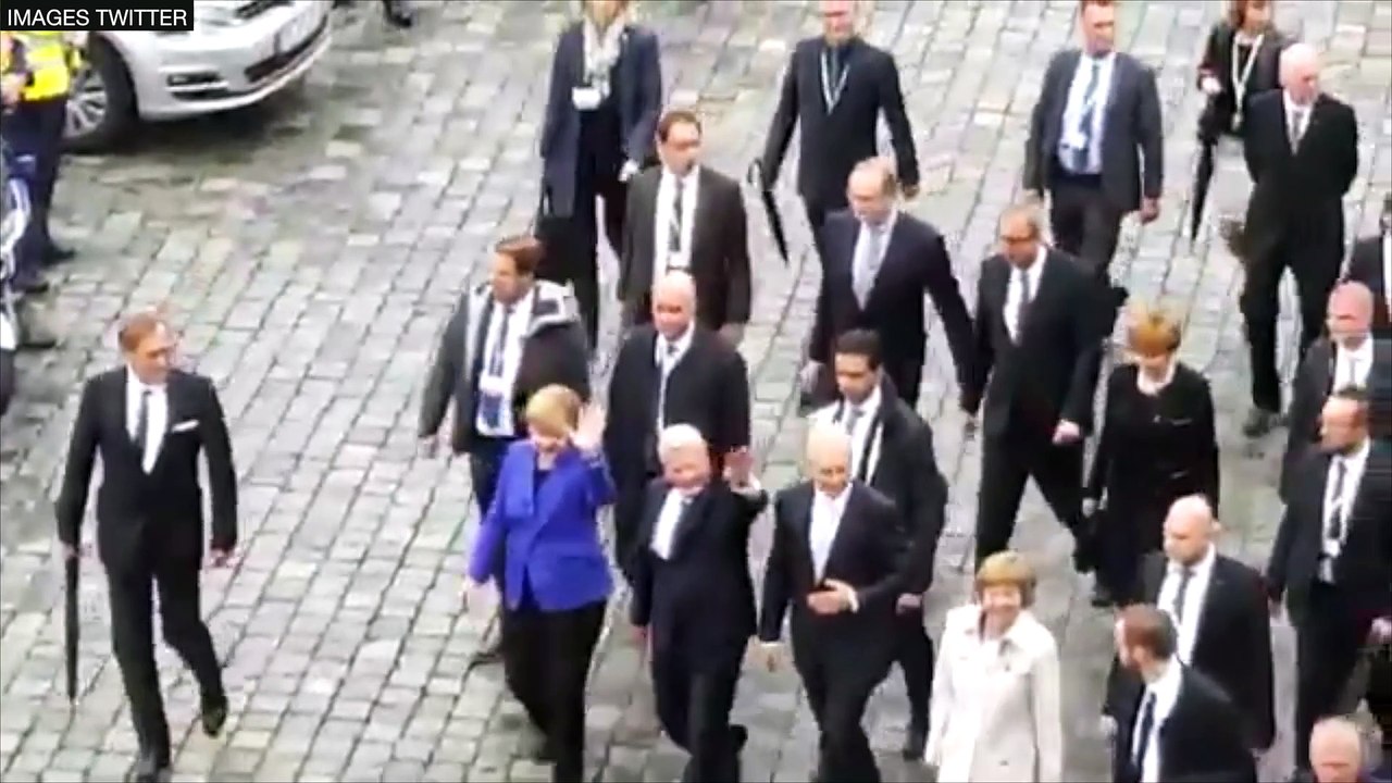 Angela Merkel huée à Dresde lors des cérémonies du 26e anniversaire de la réunification