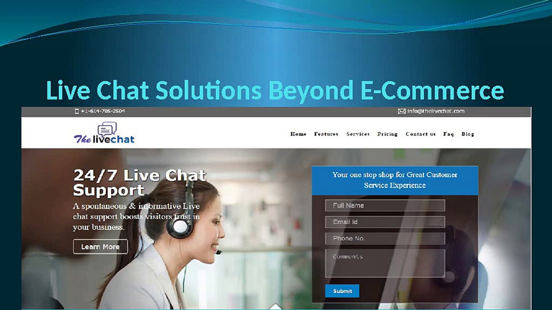 ⁣Live Chat Solutions Beyond E-Commerce