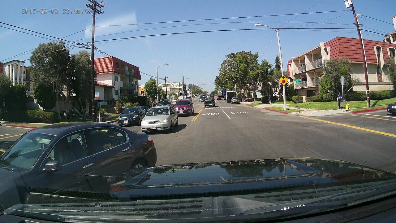 Saturn Hits Camry At Intersection