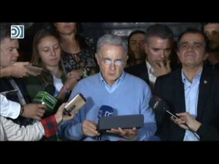 Uribe apuesta por "un gran pacto nacional" para alcanzar la paz