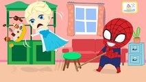 Spiderman Candy Prank with Frozen Elsa new Episodes! Superman Frozen Elsa Superheroes In Real Life