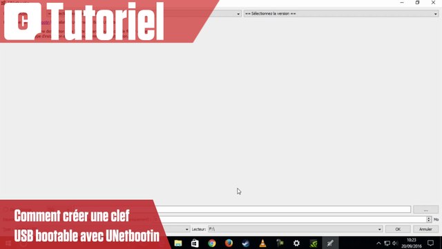 Comment créer une clef USB bootable avec UNetbootin