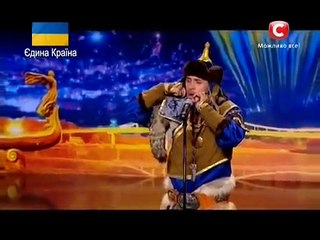 This Mongolian trance music god on Mongolia's got talent.