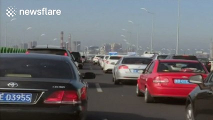 Ridiculous traffic jams during China's Golden Week national holiday