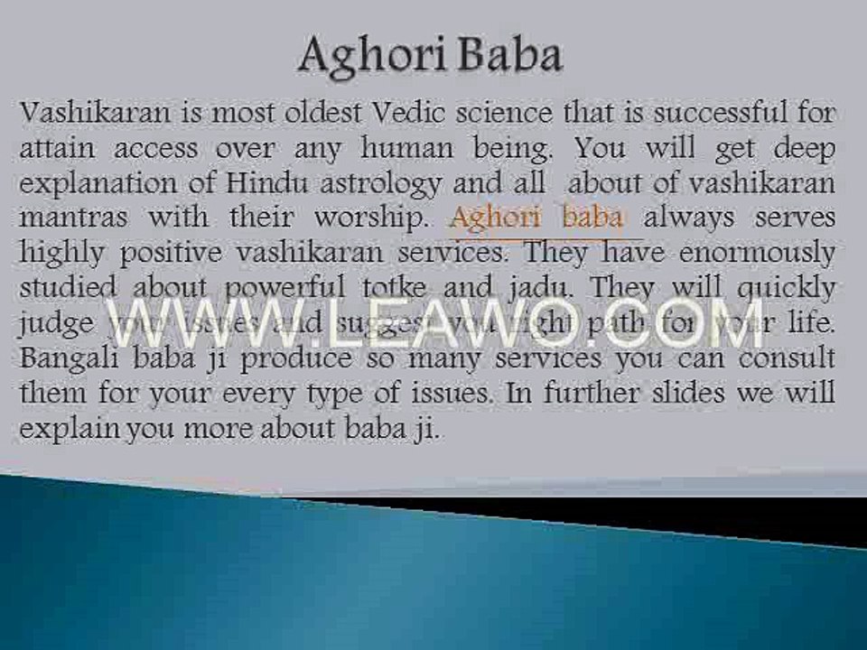 Vashikaran Specialist Baba