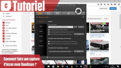 Comment faire une capture d'écran avec Bandicam