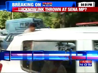 Ink Attack On Shiv Sena's Sanjay Raut