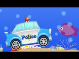 Police Car Adventures | Visit To Under Water | Police Vehicle