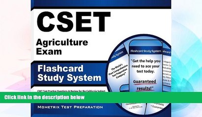 Big Deals  CSET Agriculture Exam Flashcard Study System: CSET Test Practice Questions   Review for