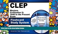 Big Deals  CLEP Western Civilization II: 1648 to the Present Exam Flashcard Study System: CLEP