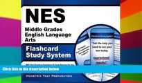Big Deals  NES Middle Grades English Language Arts Flashcard Study System: NES Test Practice