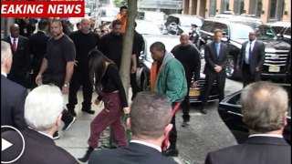 Kim Kardashian Arrives in NYC -- With Presidential Level Security !!!