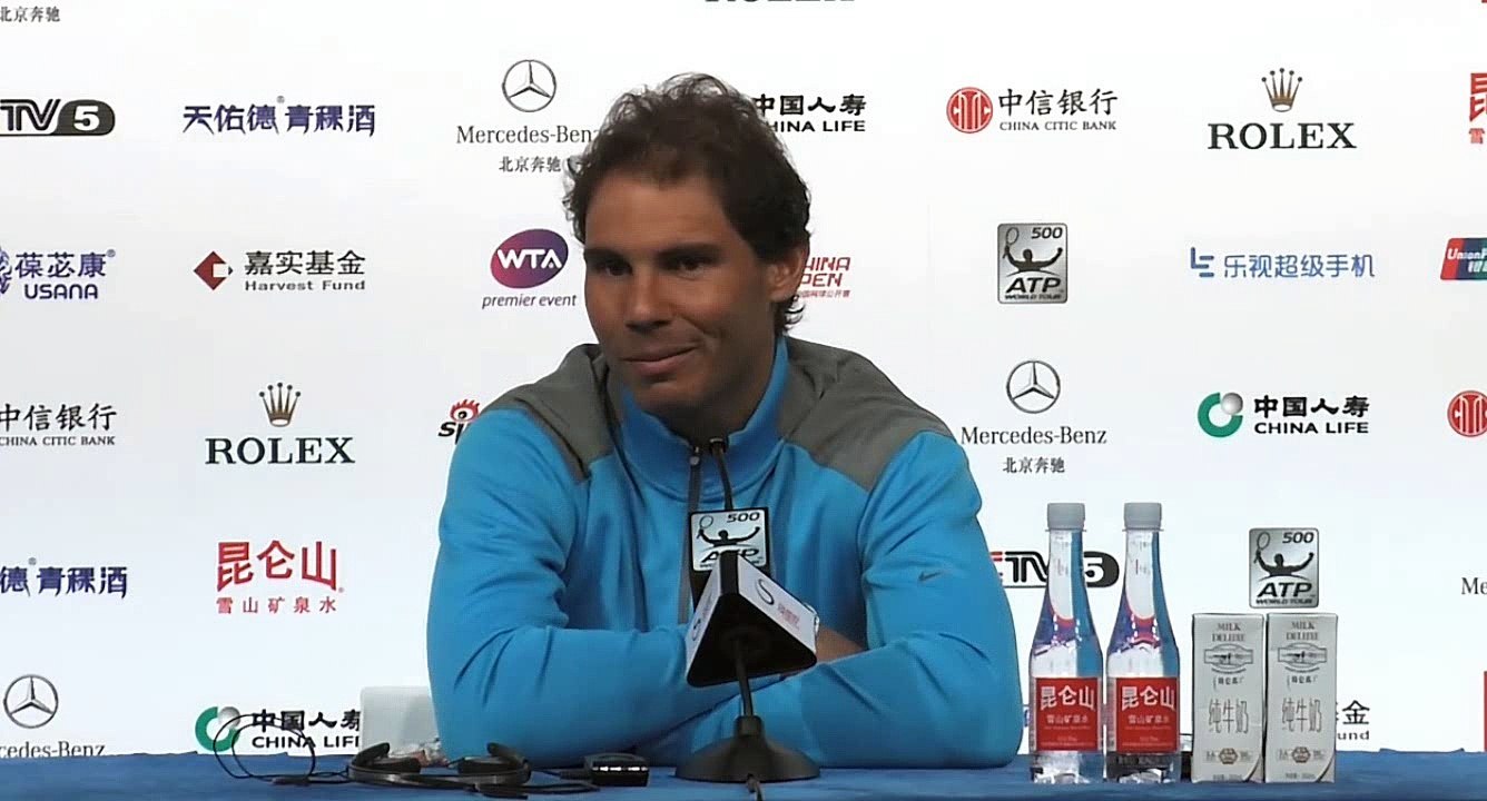 Rafael Nadal Press conference / R1 China Open 2016