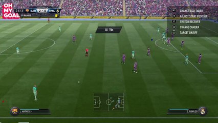 Incredible Free Kick of Jérémy Mathieu In FIFA 17