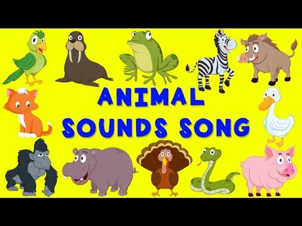 Animal Sounds Song | English nursery rhyme | Baby Song for children - video  Dailymotion