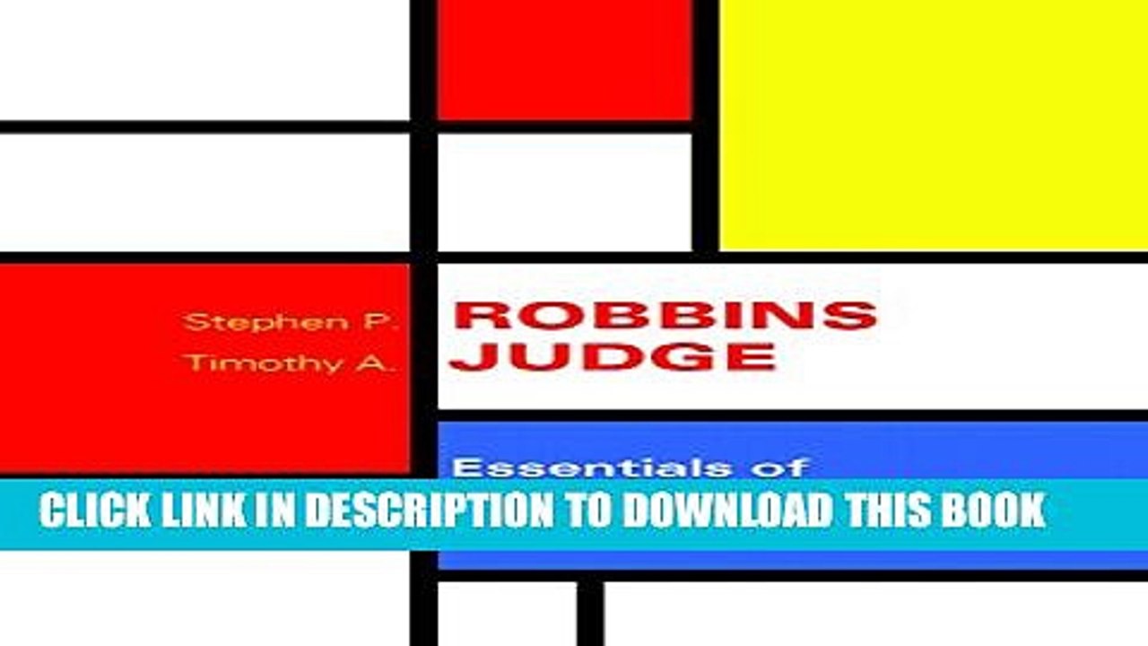 [PDF] Essentials of Organizational Behavior (13th Edition) Full Colection