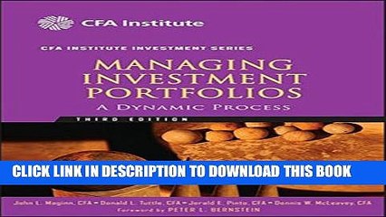 [PDF] Managing Investment Portfolios: A Dynamic Process Full Colection