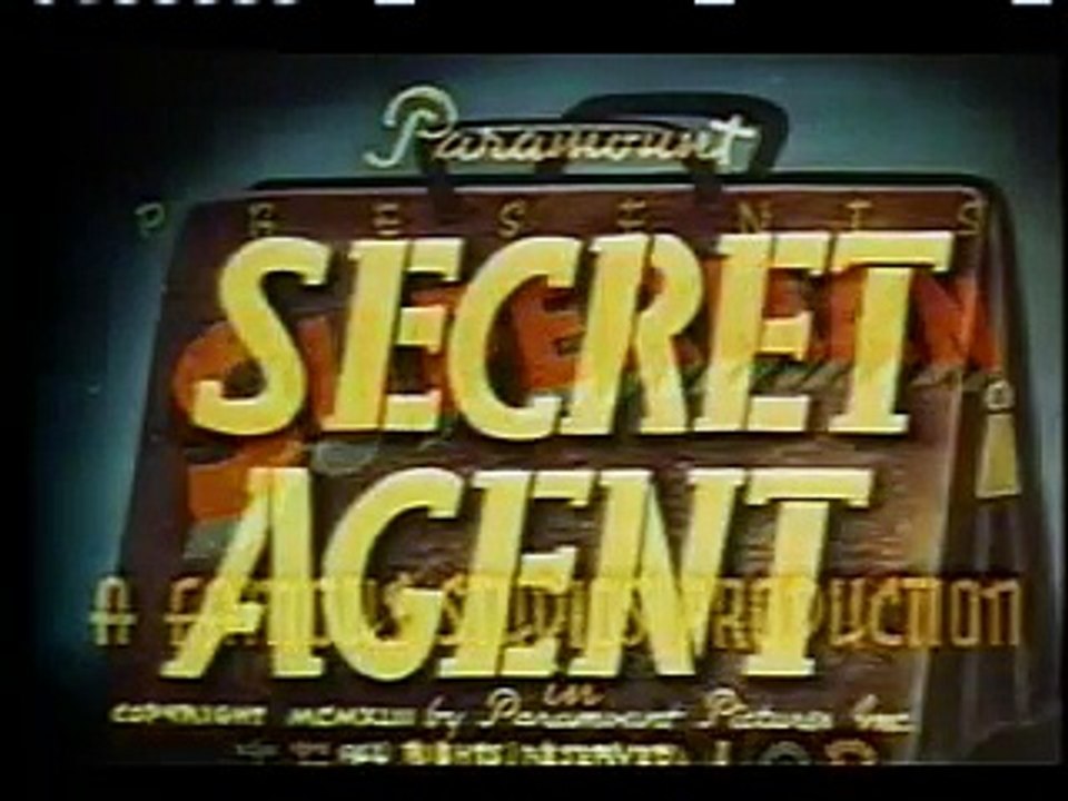 SUPERMAN CARTOON: Secret Agent (1943) (Remastered) (HD 1080p)