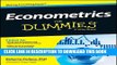 Collection Book Econometrics For Dummies