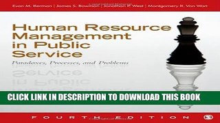 New Book Human Resource Management in Public Service: Paradoxes, Processes, and Problems