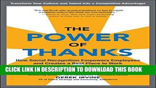 New Book The Power of Thanks: How Social Recognition Empowers Employees and Creates a Best Place