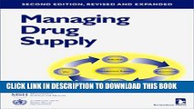 [PDF] Managing Drug Supply: The Selection, Procurement, Distribution, and Use of Pharmaceuticals