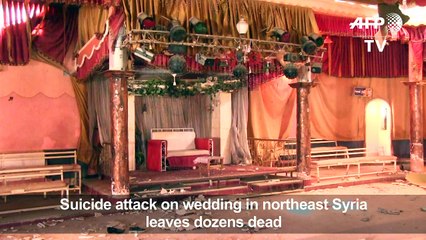 Suicide attack on Syria wedding kills at least 34