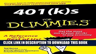 Collection Book 401(k)s For Dummies