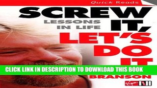 New Book Screw It, Let s Do It: Lessons In Life (Quick Reads)