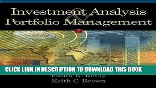 New Book Investment Analysis and Portfolio Management
