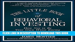 [PDF] The Little Book of Behavioral Investing: How not to be your own worst enemy Popular Colection