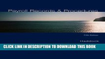 Collection Book Payroll Records and Procedures