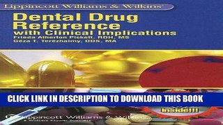 [PDF] Lippincott Williams and Wilkins  Dental Drug Reference: With Clinical Implications Full Online