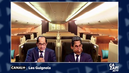 La drôle de dispute de Nicolas Sarkozy et François Hollande dans les Guignols