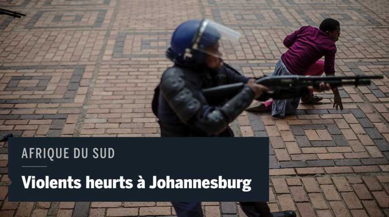 Des heurts violents entre policiers et étudiants lors de manifestations à Johannesburg