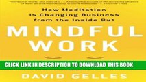 New Book Mindful Work: How Meditation Is Changing Business from the Inside Out (Eamon Dolan)