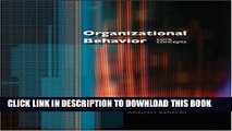 New Book Organizational Behavior: Core Concepts