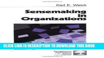 Collection Book Sensemaking in Organizations (Foundations for Organizational Science)