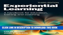 Collection Book Experiential Learning: A Handbook for Education, Training and Coaching