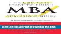 Collection Book Complete Start-to-Finish MBA Admissions Guide