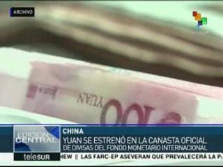Moneda china se estrena en la cesta oficial de divisas del FMI