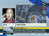 Se espera que huracán Matthew toque tierra haitiana esta noche