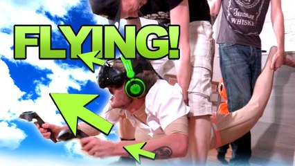 PEWDIEPIE-FLYING IN VR!!