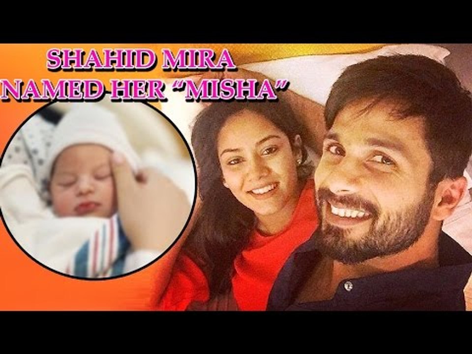 Shahid Kapoor And Mira’s Baby’s Name Has Been Finalised