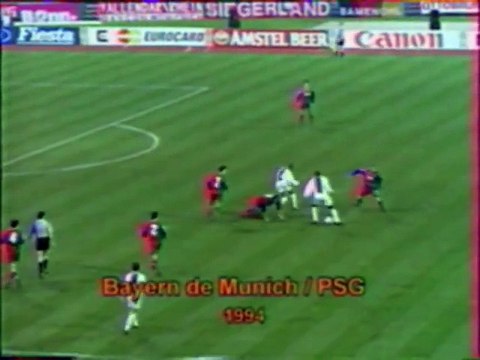 But de George Weah contre le Bayern Munich en Ligue des Champions 1994-1995
